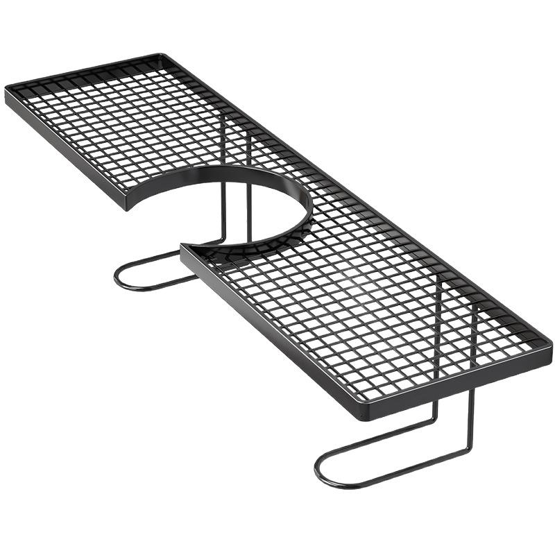 No Drill Plastic Bathroom Sink Rganizer Shelf Faucet Storage Rack Countertop Washbasin Drainer Shelf