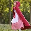 Little Red Riding Hood Costume Halloween Stage Play Outfit Parent-Child Matching Set Girls