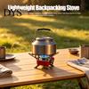 Energy Efficient Portable Burner Outdoor Camping Stove, 2800W Adjustable Foldable Square Camp Heavy Duty Cooking Stove Gas for Backpacking Hiking