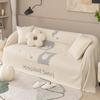Ins Style Plush Sofa Towel Cover Blanket Cute Leather Sofa Cover Anti-cat Scratch All-inclusive Universal Sofa Cover Winter