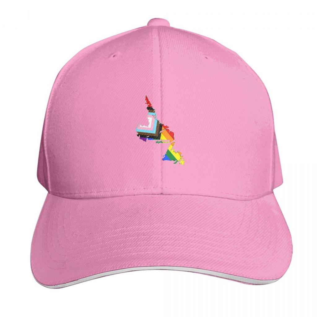 Newfoundland Labrador Pride Progress Flag Baseball Cap Hat Luxury Brand Rugby Hard Hat Golf Unisex Golf Wear Womens