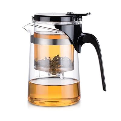 SAMADOYO-Heat-Resistant Glass Tea Pot with Filter Screen, Simple Tea Cup, Household Tea Set, Office Tea Set