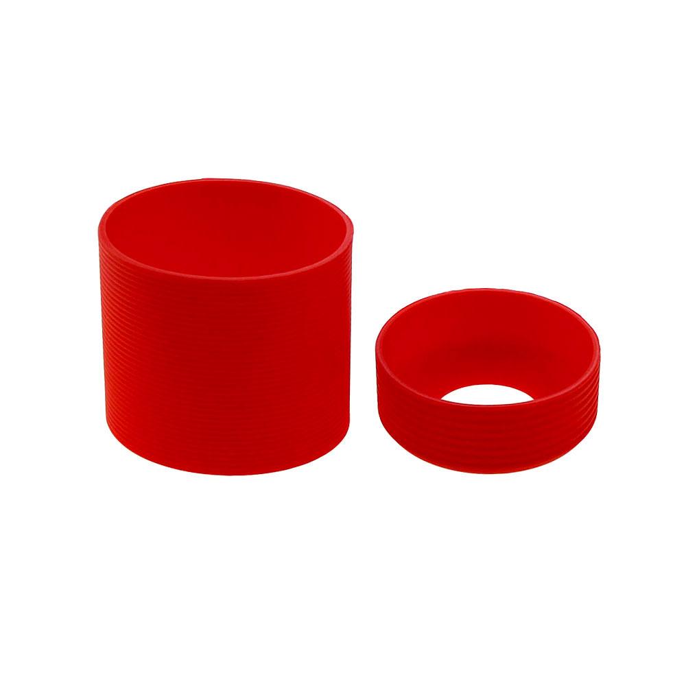 Silicone World 2pcs/set 6.0CM Threaded Silicone Cup Bottom Cover 60MM Heat Insulated Cup Cover Cup Bottom Coaster Cup Sleeve