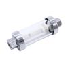 3Celsius8   1Celsius4   5Celsius16   Raccordi   Gas Vetro Filtro Carburante Inline Riutilizzabile con 6 Tubi Kit Filtro Carburante