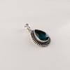 Apatite Gemstone 925 Sterling Silver Handmade Designer Pendant 1.5" Daily Wear Jewelry For Her APP-2-13