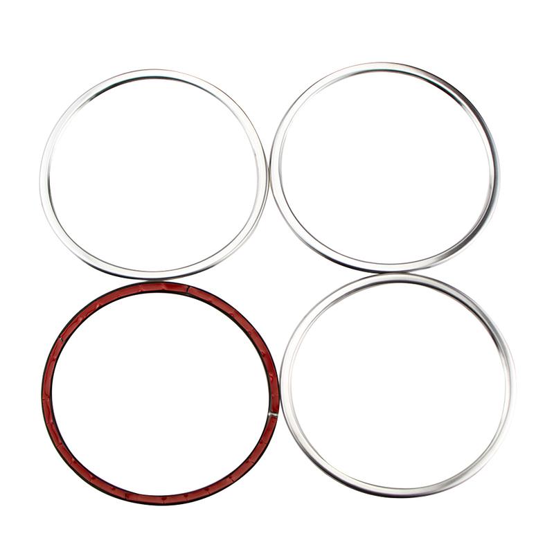 Door Speaker Sound Cover Chrome Trim Ring for BMW X3 F25 X4 F26 2018-2023