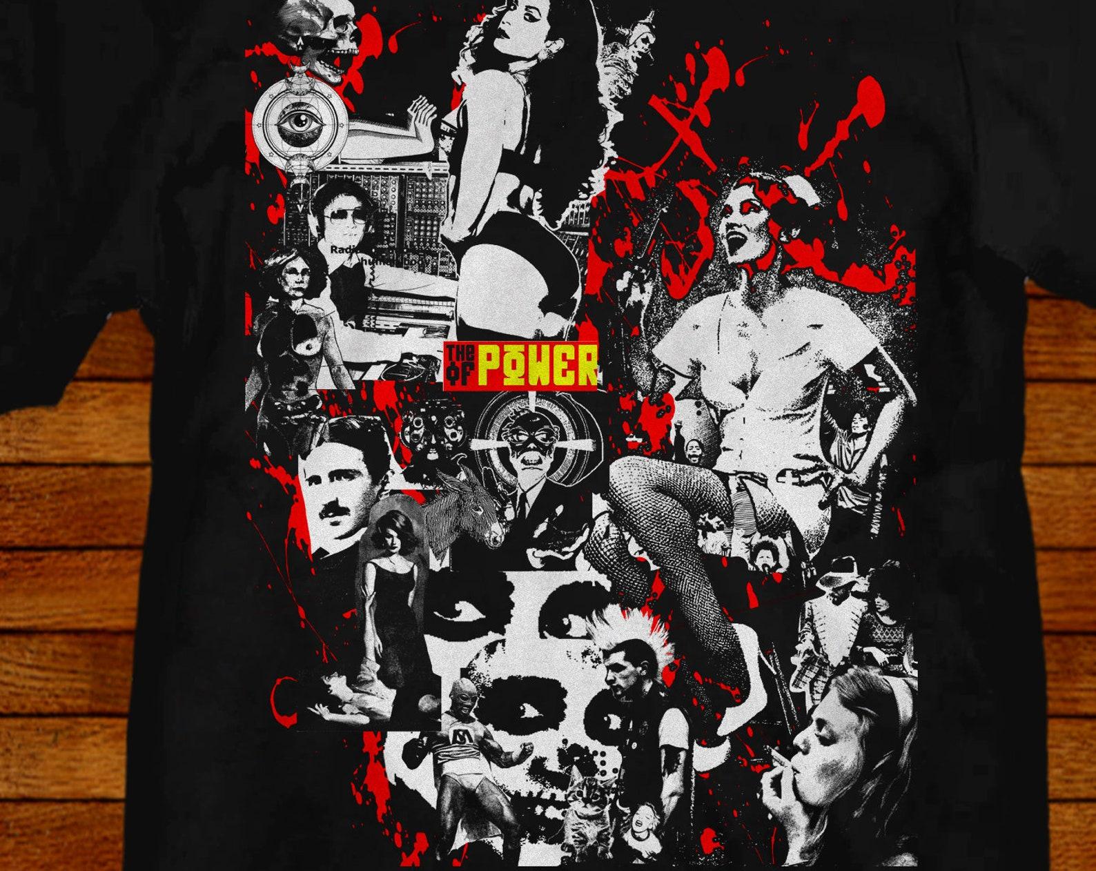 Jared Swart Art Tee: Power Grabbers Pop Art Graphic 2XL
