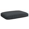 Black Cushion 120 X 80 X 12 Cm Oxford Fabric