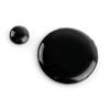 2x Bright Black Center Multimedia Volume Button Cover For Mazda 3 6 CX-5 CX-9