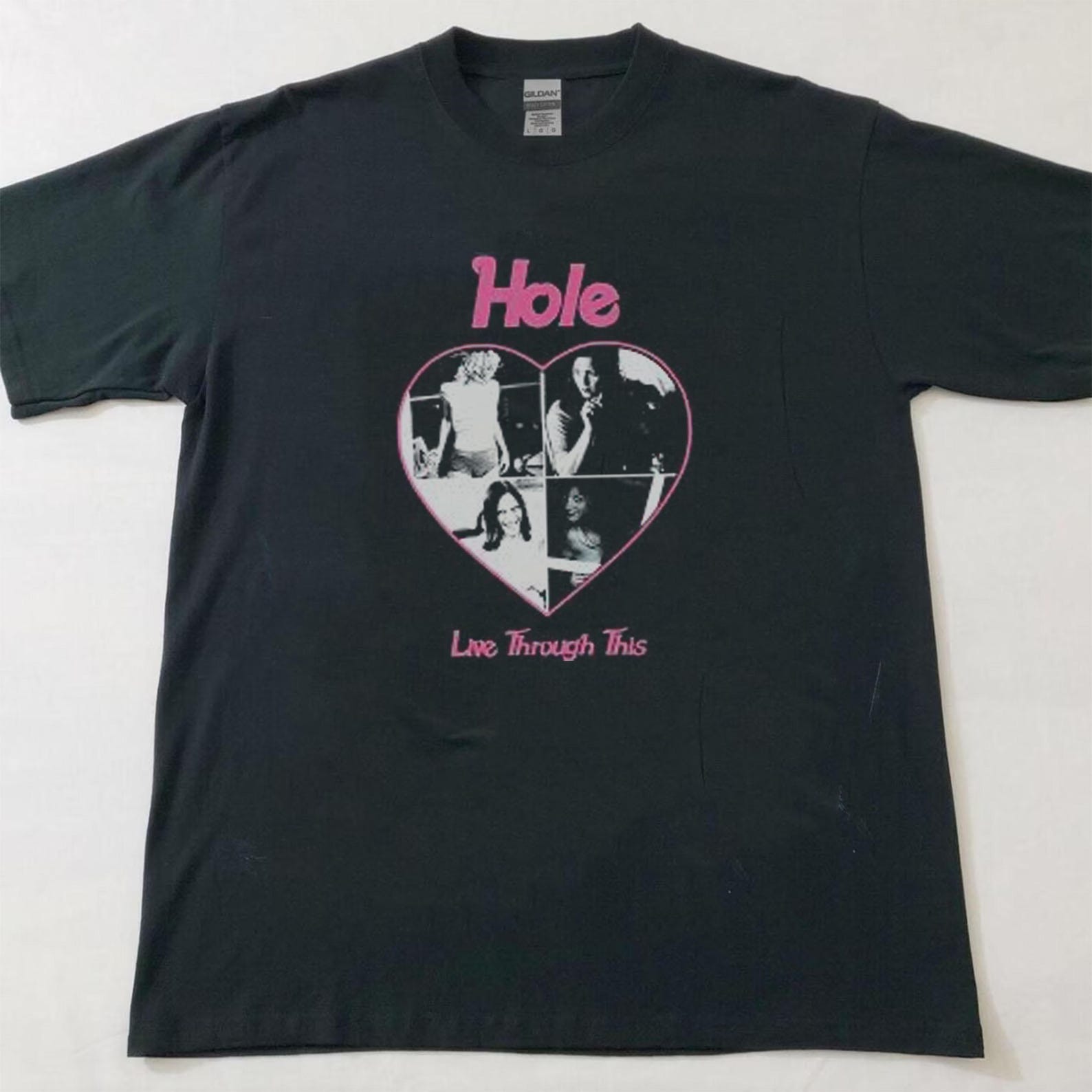 Hole Band T-Shirt 90s Alt Rock Tee, Unisex Cotton, Retro T-Shirt Goth Clothing S