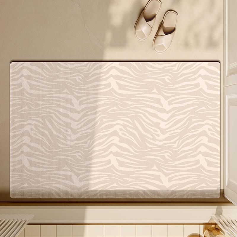 

Коврик для ванной комнаты Диатомовая грязь Водопоглощающая подкладка Быстросохнущий коврик для ванной комнаты Противоскользящий коврик для туалетной двери Коврик для ног унитаза 40 * 60cm