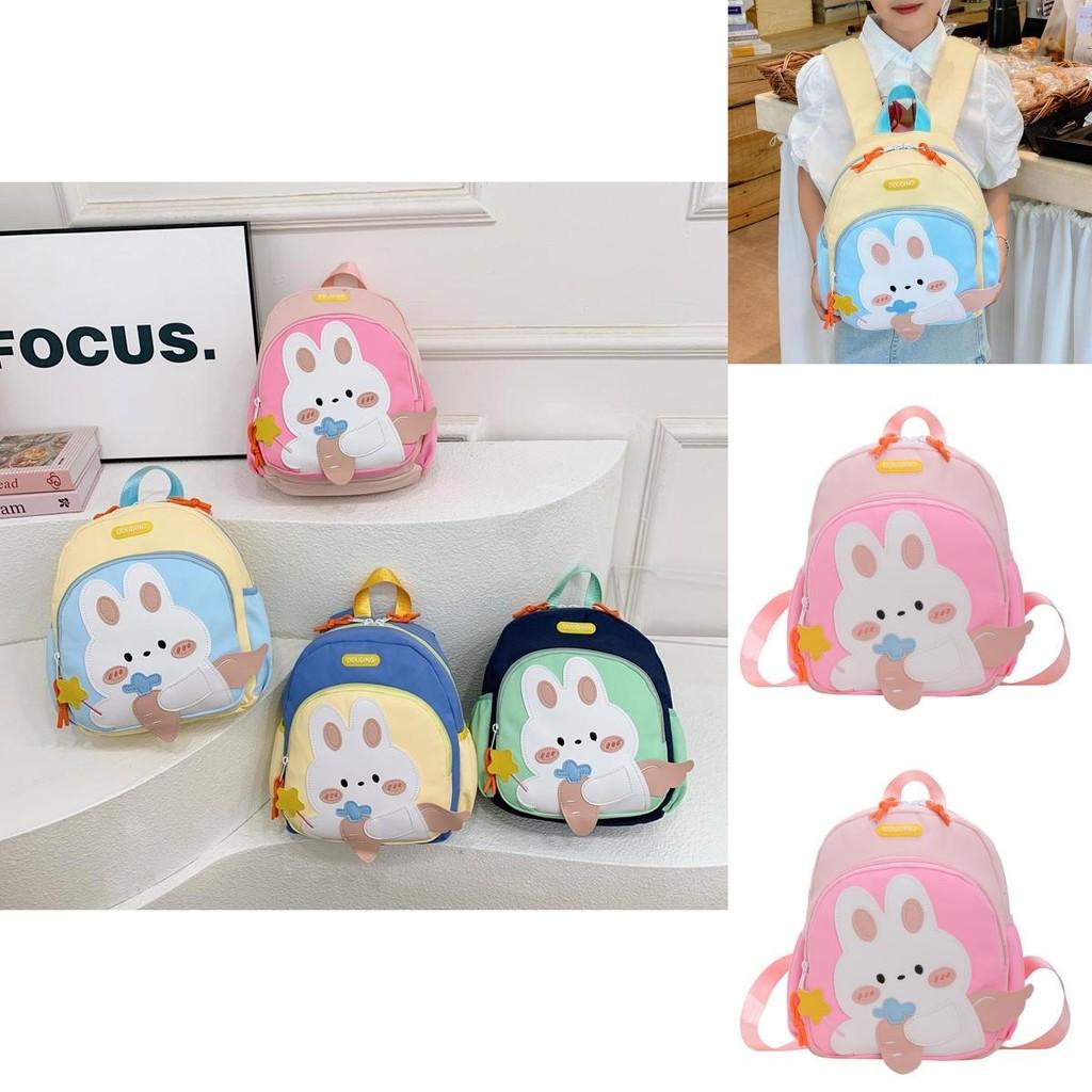 Kids Bunny Backpack For Girls And Boys With Breathable Nylon Kids School Bag