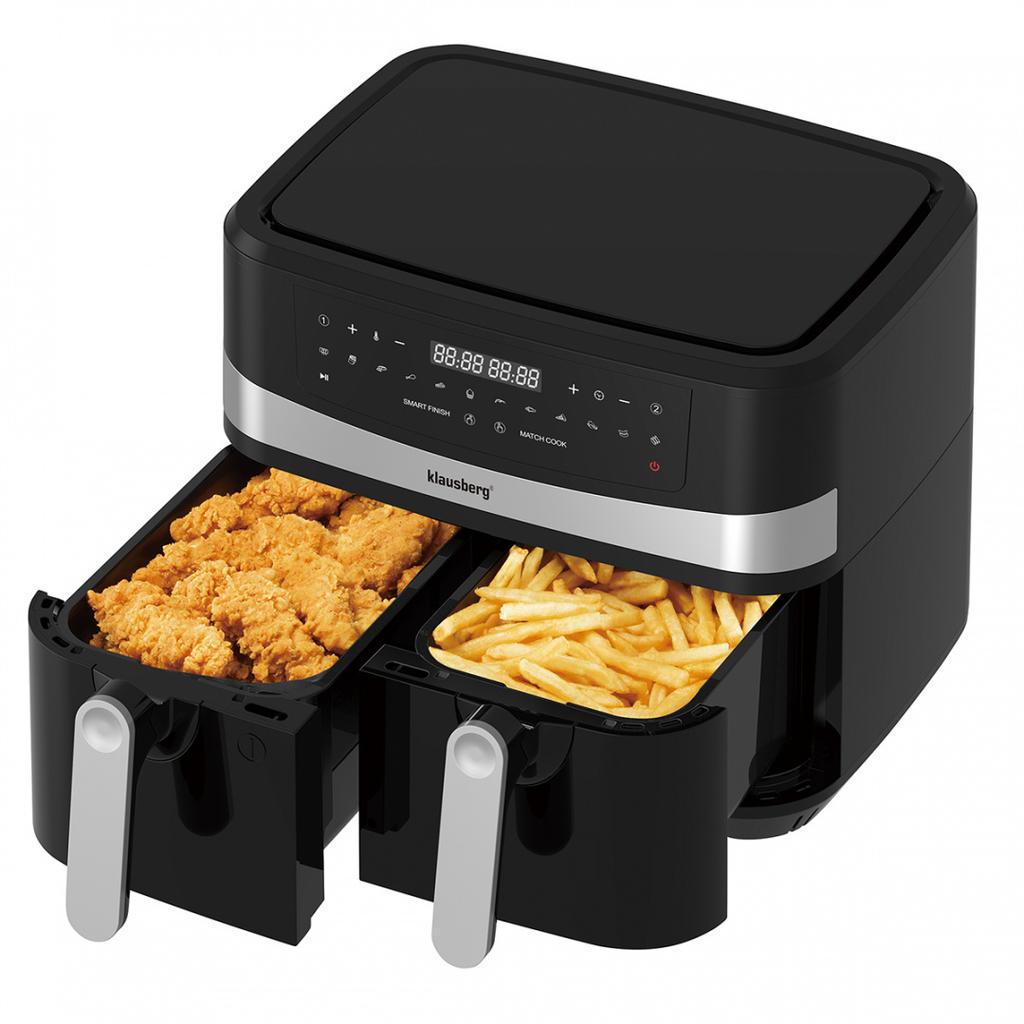 Fat-Free Fryer 2 X 4.5L Klausberg Kb-7573