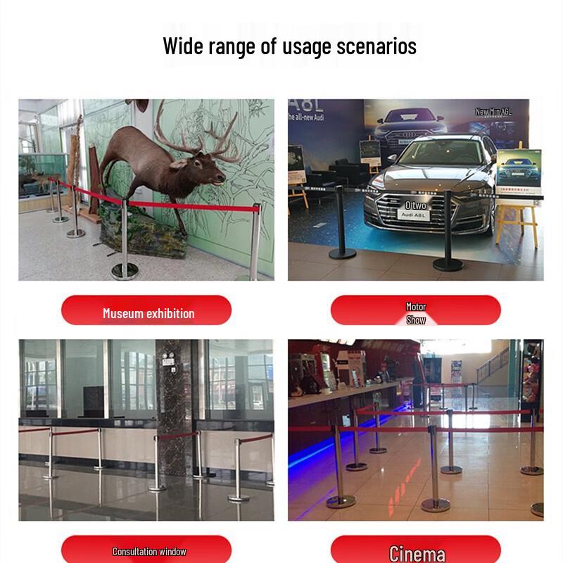 Retractable Queue Barrier