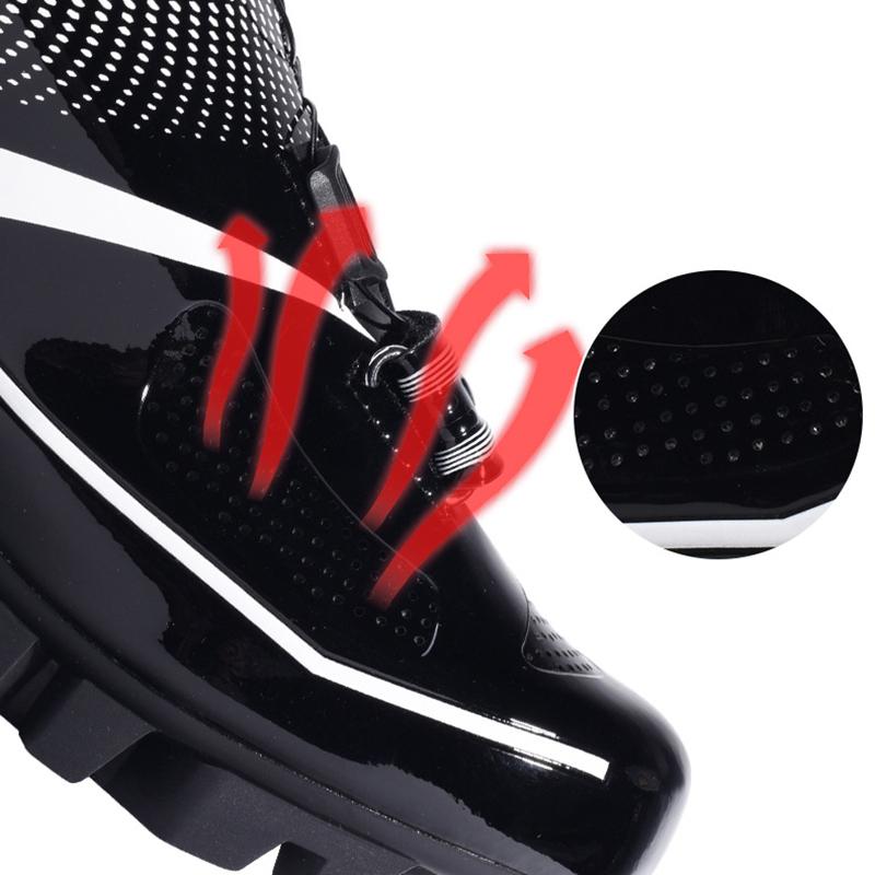 Marke BOODUN, Größen 39–45, Professionelle Herren-Radschuhe mit SPD-System, atmungsaktiv, Drehverschluss, Rennrad- und Mountainbike-Trainingsschuhe