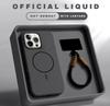 Liquid Silicone Lanyard Phone Case For For Iphone 17 17E 16 1 14 13 Pro Max For  Magnetic Strap Protector Back Cover