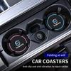 2Pcs Car Silicone Coaster Anti-Slip Water Cup Drink Mat For Volvo XC60 XC90 S60 V40 V50 V60 XC40 V70 V90 S90 S80 C30 S40 XV40