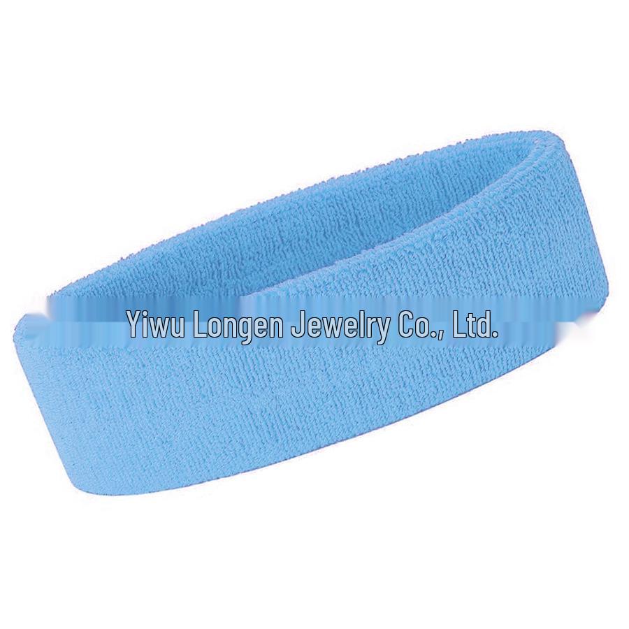 Unisexowy Opaska Sportowa Absorbująca Pot do Fitnessu i Jogi - Modna Opaska do Włosów