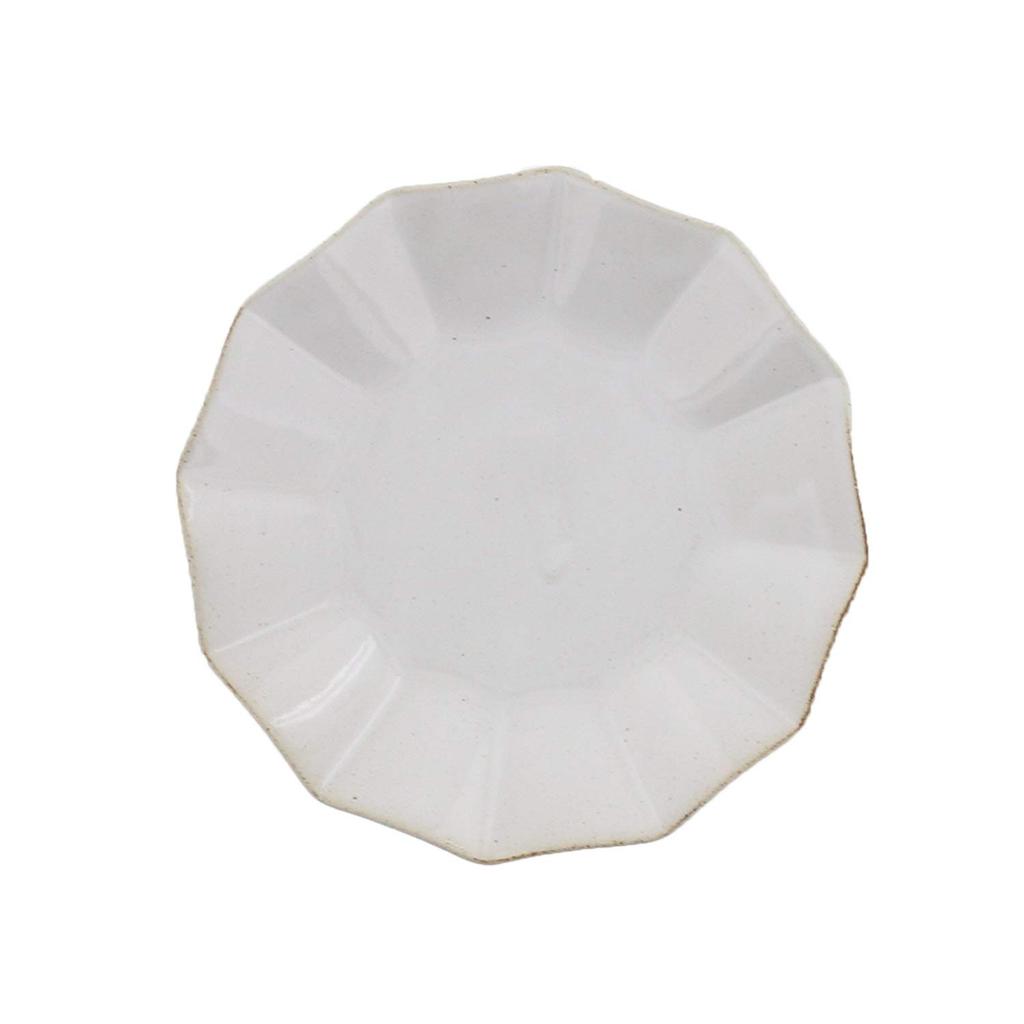 EAST table Medium Milky Rinka Made in Dishwasher and Microwave Plate, 14.5cm, White, (Rinka), Japan, Safe, ic-00702