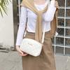 Sacs Bandoulière pour Dames Luxe Pompon Petit Sac Messager pour Femmes Broderie Lingge Décontracté Sac à Épaule Féminin