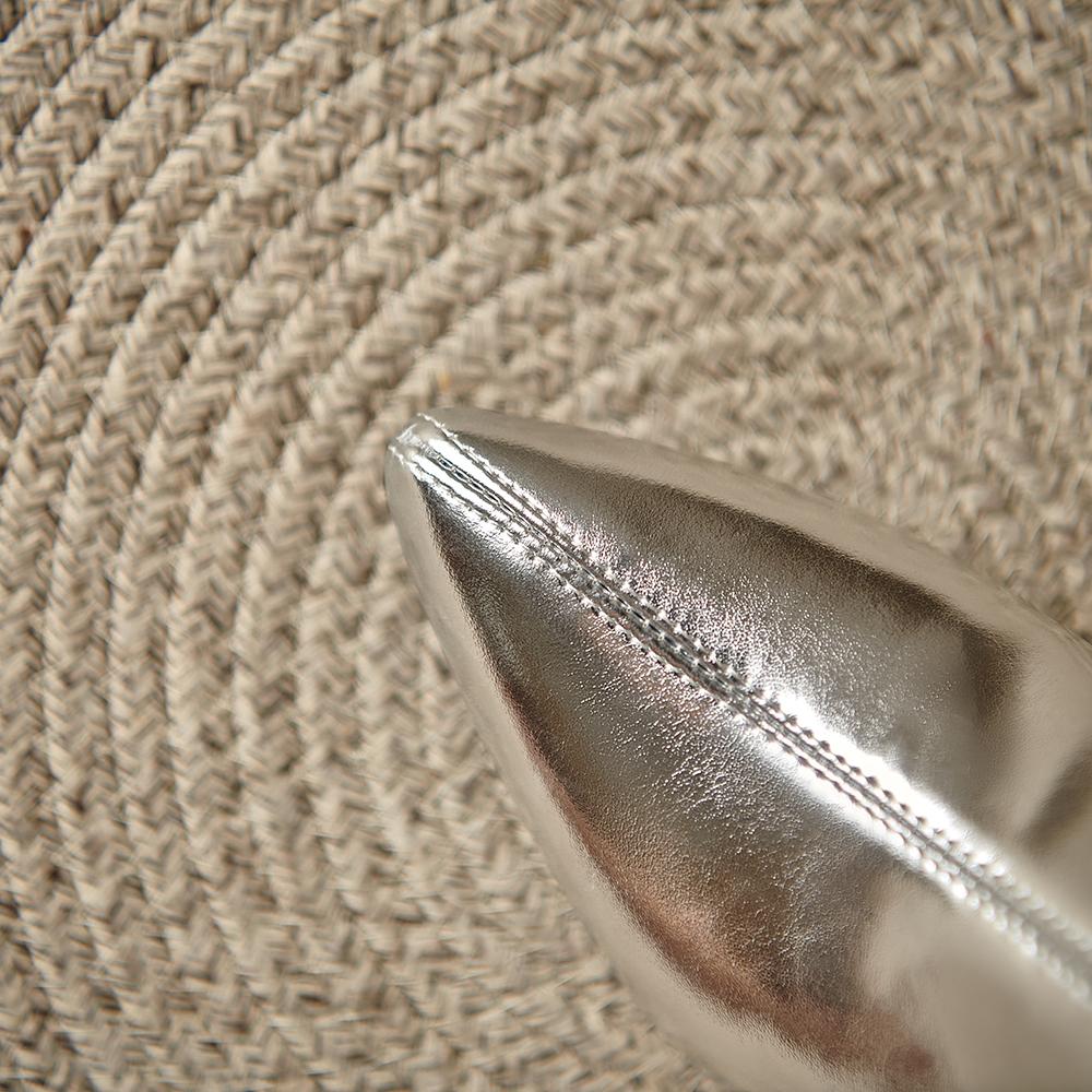 Gold Silber Damen Stiefeletten Hoher Absatz Kleine Große Größe 32 46