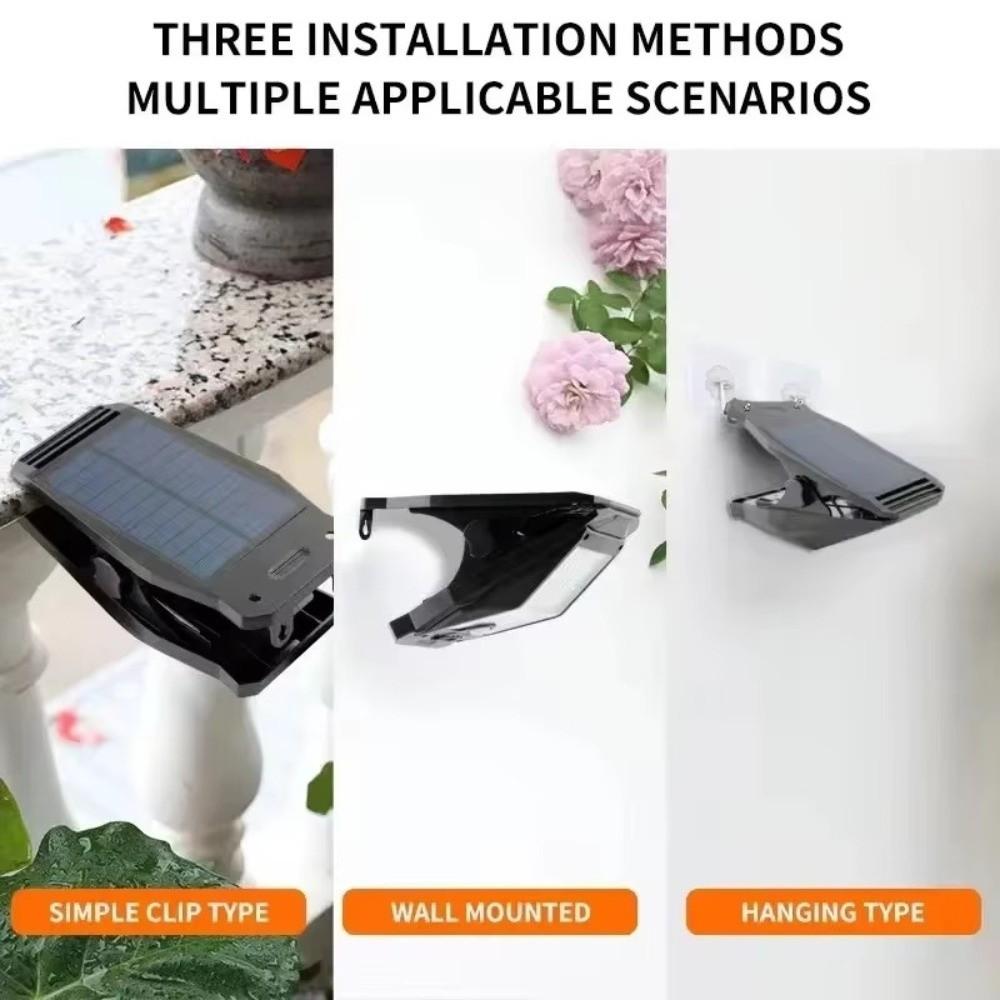 New Clip On Solar Motion Light Waterproof with 58 LEDs Solar Fence Light Portable Powered Security Light Outside
