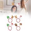 Multipurpose Holiday Headbands Pack of 4 Christmas Themed Fashion Accessories Portable for Party Supplies Occasion