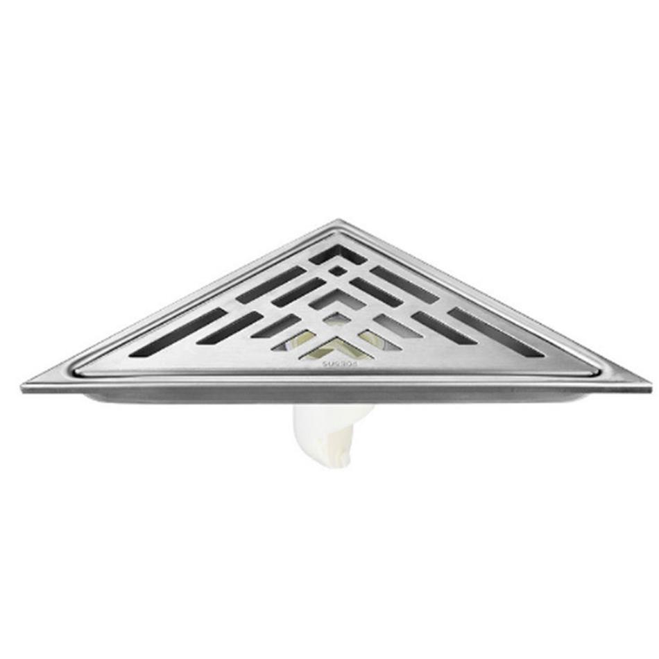 

Треугольный слив для пола из нержавеющей стали 304 для кухни, ванной, душа, решетки для слива, фильтр для туалета, противозапаховые угловые сливы для пола