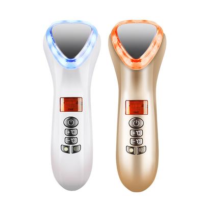 Household Facial Hot and Cold Import Device, Massage Device, EMS Import Device, Multifunctional Color Light Beauty Device