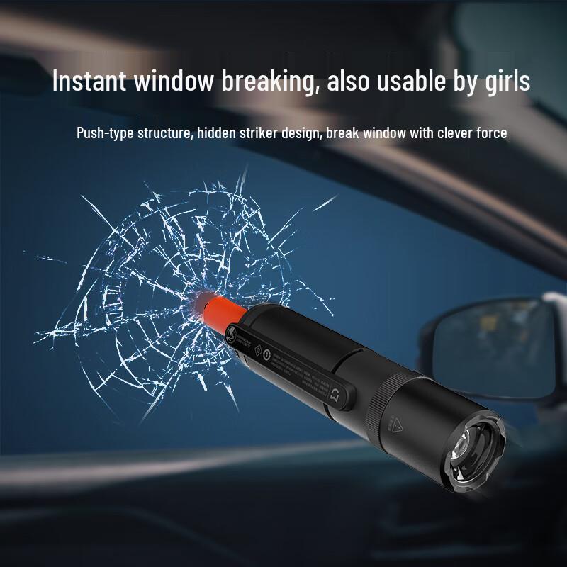 Mijia Multifunction Flashlight Safety Hammer