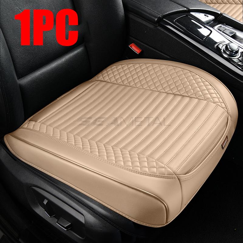 SEAMETAL Coprisedile per auto completamente avvolto Foro traspirante Cuscino per sedile anteriore per auto in PU Coprisedile universale antiscivolo per sedia automatica