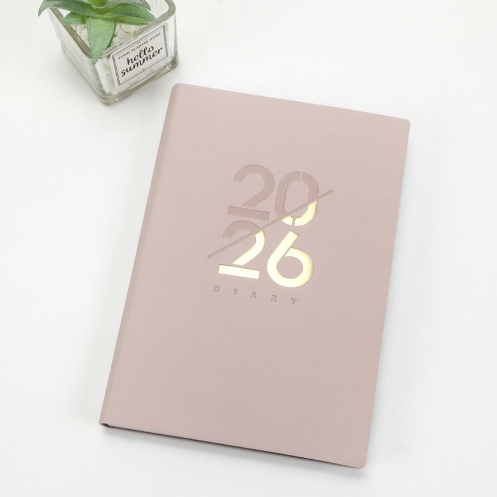 12 Months A5 Agenda Planning Notebook Wear-resistant 365 Days Efficiency Notebook  Stationery