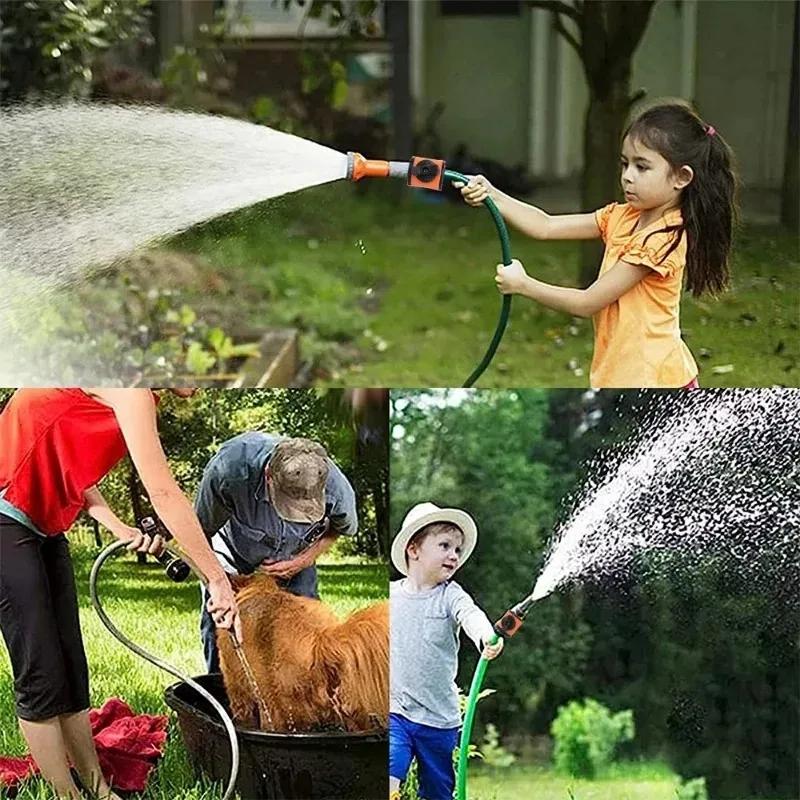 1/6ks Konektor hadice pro kohoutek Zahradní hadicový uzavírací ventil Plastová hadička Kohoutek Rychlý spoj Fitinky zahradního zavlažovacího systému