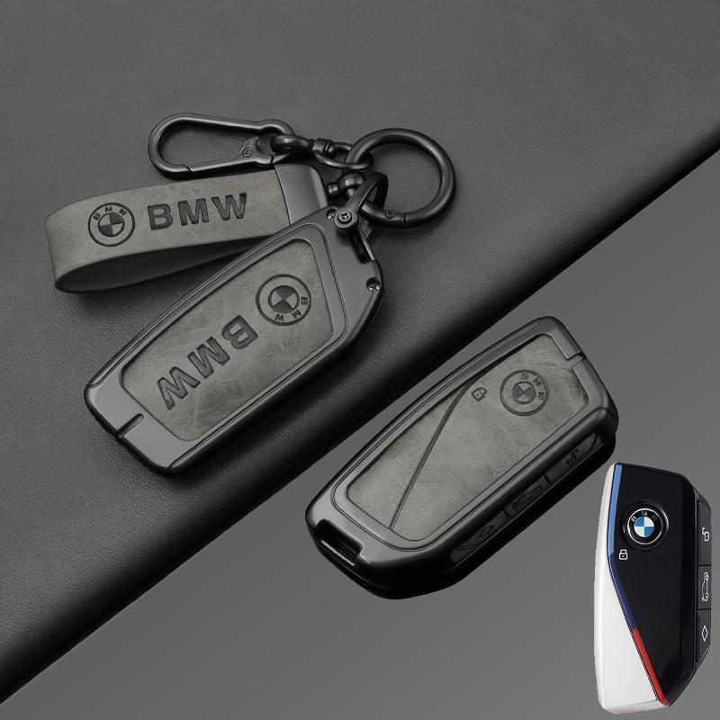 OSTB7 For BMW X1 U11 X7 X5 G05 LCI I7 IX XM Series 7 740Li U06 G81 M3 2023 2024 Zinc Alloy Car Remote Key Case Cover Shell Accessories