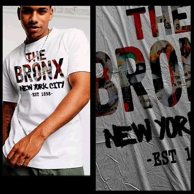 T-shirt Bronx Bronx NYC Città di New York NY City Anni '80 Graffiti Hip Hop tee