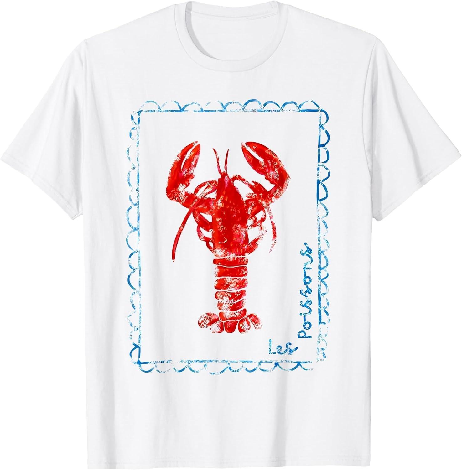 NEW LIMITED! Vintage Red Lobster Seafood Lover Tee - MADE IN USA XL