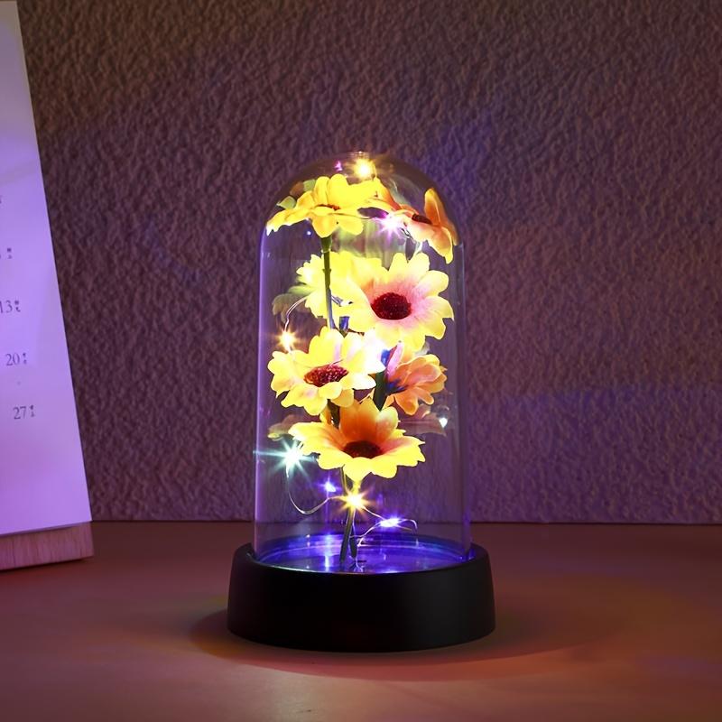 Sunflower Decoration Small Night Light, Sunflower Desktop Decoration Small Night Light, Festival Gift Exchange