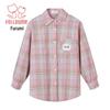 Girls' Plaid Long-Sleeve Shirt