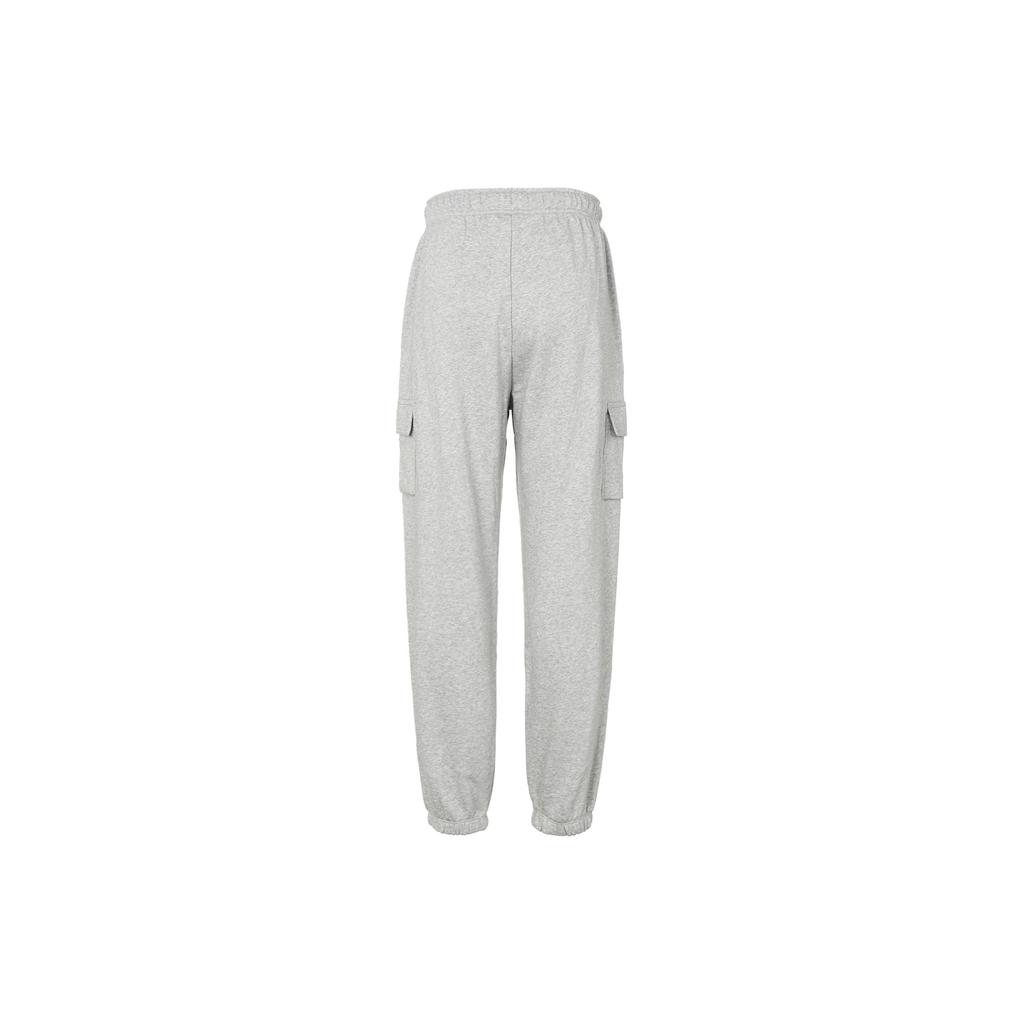 Nike Solid Color Logo Elastic Waist Loose Cuff Knit Sweatpants Women Bottoms Grey DQ5197-063