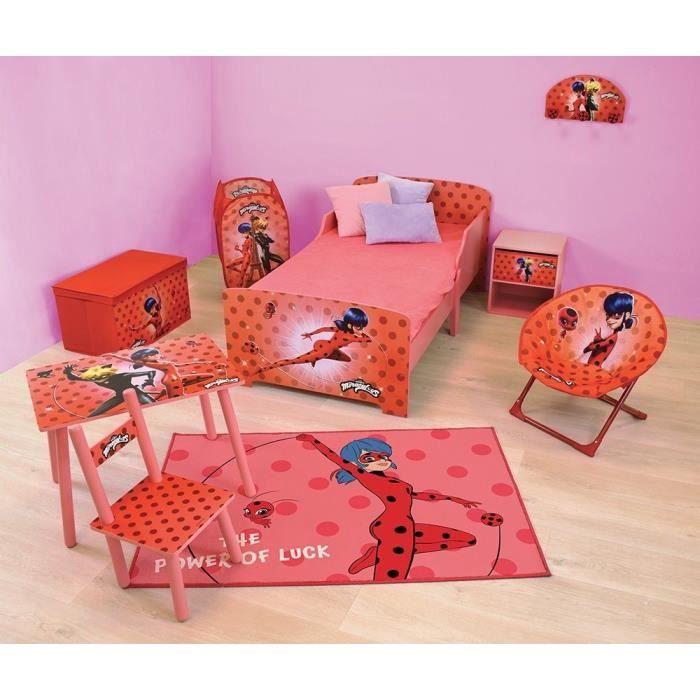 Rug - FUN HOUSE - Ladibug Miraculous - 120 X 80 Cm - Multicolor - Surface Washable