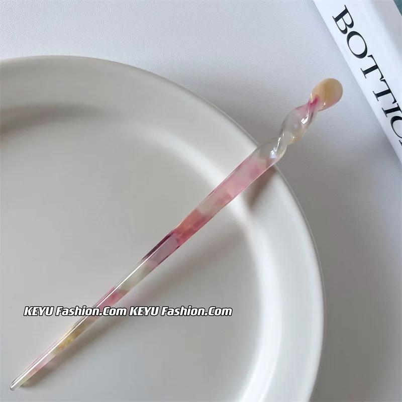 Fashionable Chinese Style Hairpin Retro Acetate Chopsticks Women's Hairpin Hairpin Pin Wedding Hair Accessories