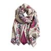 Premium high-quality air-conditioned room shawl outside women's summer office nap imitation cashmere fringed warm scarf