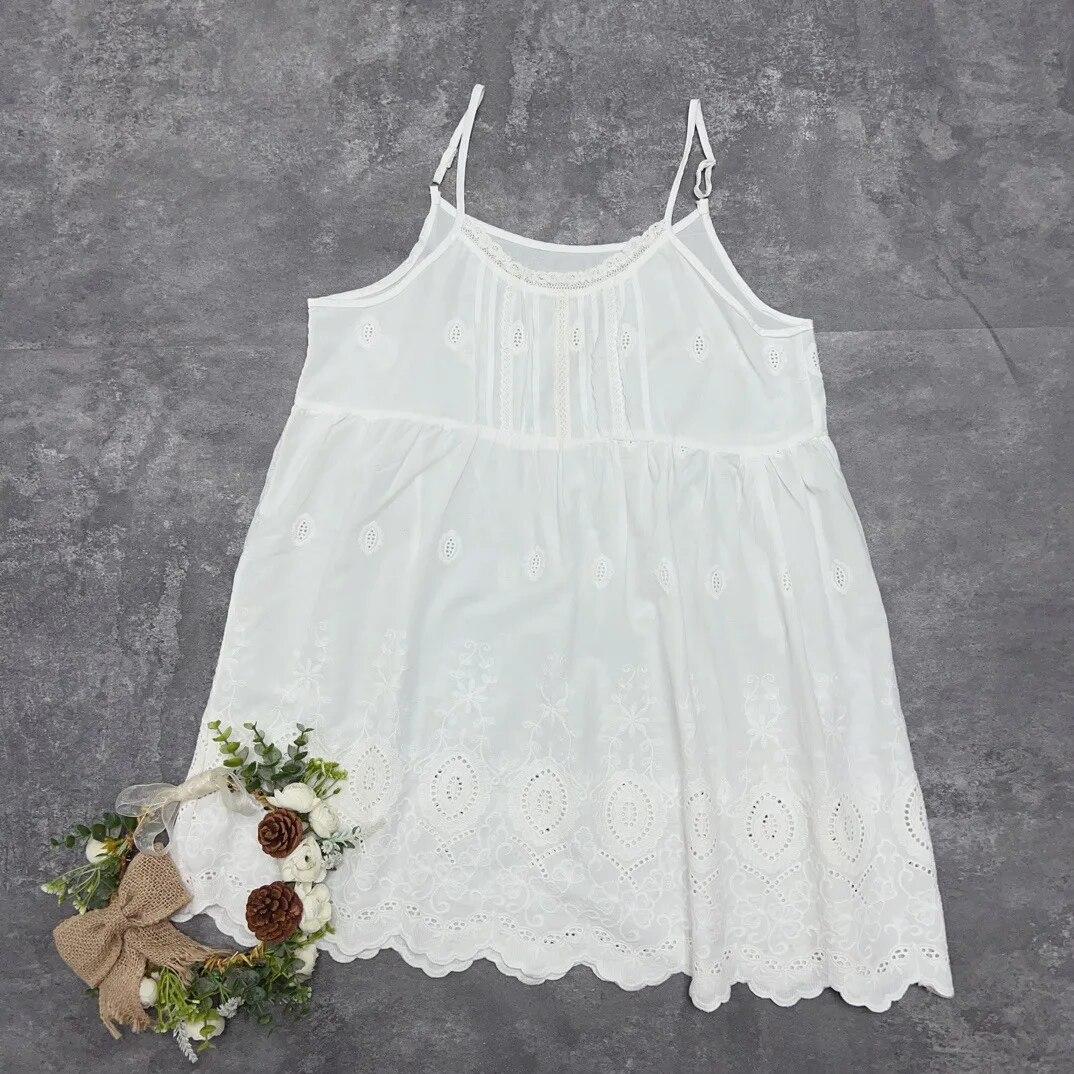 

Летние женские топы Johnature с японской вышивкой, черно-белые универсальные бретели для чулок, свободные на ощупь внутренние однотонные топы One Size белый