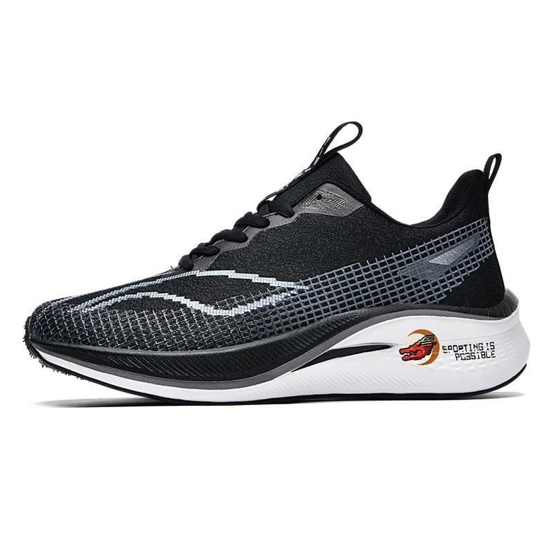 7PRO carbon board running shoes summer single net breathable men's and women's shock-absorbing soft-soled popcorn casual sports shoes