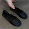 Herbst Design Damen Ballerinas Schuhe Mode Komfort Street Style Weiche Sohle Damen Kleid Leder Mary Jane Schuhe