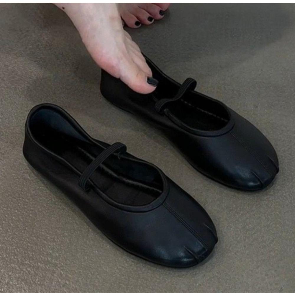 Herbst Design Damen Ballerinas Schuhe Mode Komfort Street Style Weiche Sohle Damen Kleid Leder Mary Jane Schuhe