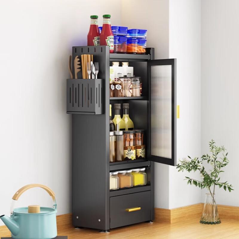 

Black 3-Tier Kitchen Countertop Spice Rack