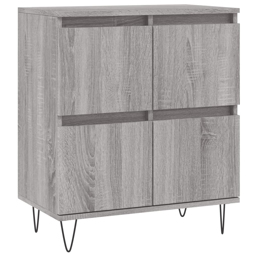 Sideboards 2 pcs Grey Sonoma Particleboard
