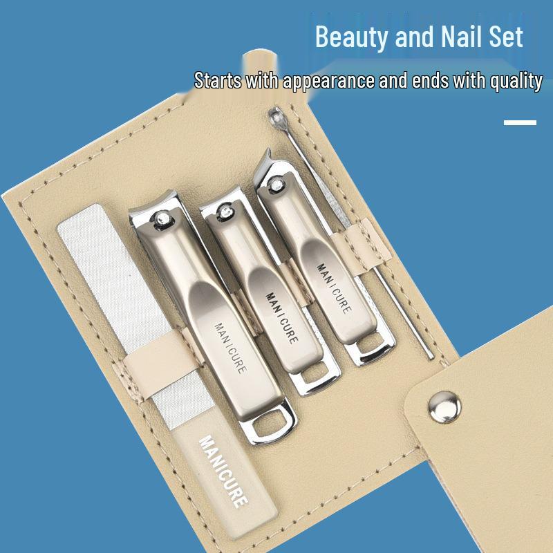 Premium Manicure Tool Set: Nail Clippers, Scissors, Pliers, and Files for Professional Grooming