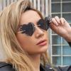 UV400 Protection Fire Heart Shaped Sunglasses Halloween Glasses  for Women & Men